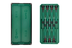 Bộ tuốc nơ vít nhỏ 1đầu dẹp SATA 1 bộ 6 cái 09311