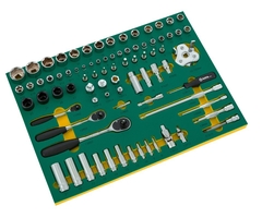 Bộ dụng cụ bảo trì ôtô SATA 1 bộ 157 cái 09919