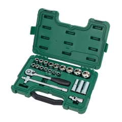 Bộ đầu tuýp cờ lê SATA 1/2inch 1 bộ 23 cái 09005