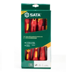 Bộ tuốc nơ vít T 1đầu SATA 1 bộ 7 cái 09303