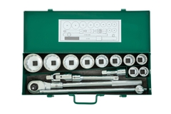 Bộ đầu cờ lê 12 cạnh SATA 3/4inch 1 bộ 15 cái 09015