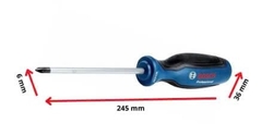 Tua vít đầu hoa thịPZ2*125 mm Bosch 1600A01V08