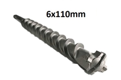 Mũi khoan bê tông bốn cạnh (+) TAC310601C TOTAL