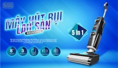 Máy hút bụi pin lau sàn thông minh Black+Decker USA BXUVXA02 - 5 chức năng
