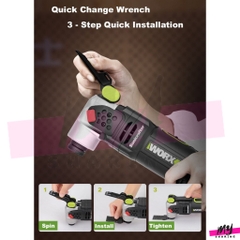 Máy cắt rung pin 20V WORX WU690.9