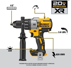 COMBO KIT Máy Khoan Búa - Máy Vặn vít pin DCK299M2 DEWALT