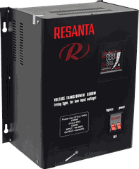 Ổn áp Resanta 8300W(loại rơle,cho điện áp đầu vào thấp)