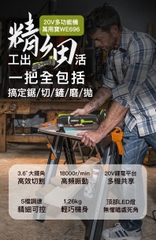 Máy cắt rung pin 20V WORX WE696.9