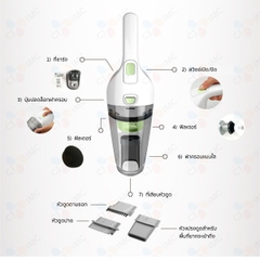 Máy hút bụi 7.2V Black+Decker WD7201G-B1