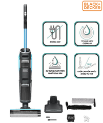 Máy hút bụi pin lau sàn thông minh Black+Decker USA BXUVXA02 - 5 chức năng