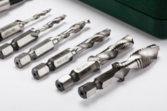 Bộ mũi khoan xoắn (ven răng) HSS bộ 7 cái SATA 50457 - 7PC. THREADING SET