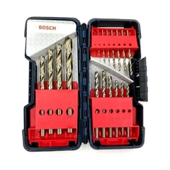Mũi khoan INOX HSS-Co (hộp 18 mũi) - MỚI Bosch 2607017047
