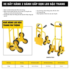Xe đẩy hàng leo bậc thang, hiệu Stanley-USA FT521