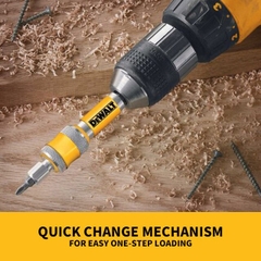 Bộ mũi khoan và đầu hít năm châm 12 món DeWalt DW2735P