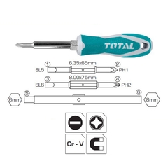 Bộ tua vít 6 đầu THT2506076 TOTAL