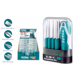 Bộ 9 tua vít đa năng THT250906 TOTAL