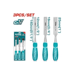 Bộ 3 đục gỗ THT41K0302 TOTAL