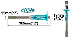 Đục sắt dẹp(24/T) THT4411219 TOTAL
