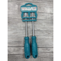 Bộ 2 tua vít dẹp và bake THTDC250201 TOTAL