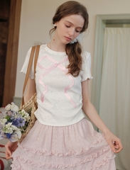 Áo phông nơ Hàn Quốc 051704