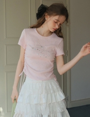 Áo thun crop top Hàn Quốc 051706