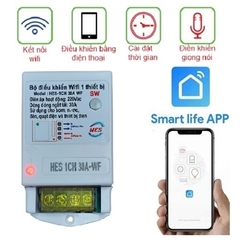 Bộ Điều Khiểu WIFI 1 Thiết Bị HES-1CH 30A-WF