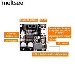 Mạch Giải Mã Âm Thanh Mp3 Bluetooth 5.0 VHM-314 TYPE-C