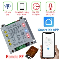 Bộ Điều Khiểu WIFI 4 Thiết Bị HTC-4CH WF-RF-220