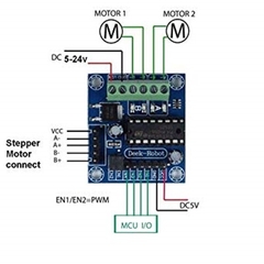 Mạch điều khiển động cơ L293D mini