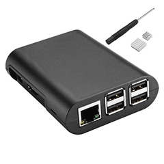 Enokay Black Case for Raspberry Pi 3