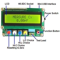 Mạch Kiểm Tra Giá Trị  Tụ Và Cuộn Dây LC-100A