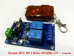 Module HTC RF 2 Relay 433MHz -12V + remote