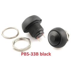 Nút Nhấn Nhả PBS-33B 12mm Màu Đen