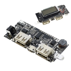 Mạch Sạc USB 5V 1A 2.1A Hiển Thị LCD