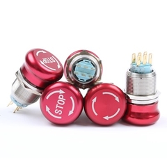 Nút Nhấn Kim Loại Dừng Khẩn Cấp 19mm