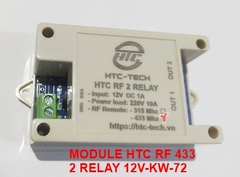 Module HTC RF 433MHz 2 Relay 12V-KW-72