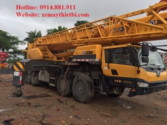 Bán và cho thuê cần cẩu bánh lốp XCMG sức nâng 80 tấn đời 2014 Bán và cho thuê cần cẩu bánh lốp XCMG sức nâng 80 tấn đời 2014