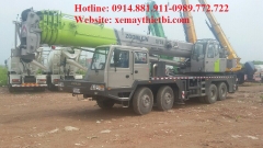 Bán và cho thuê cần cẩu bánh lốp ZOOMLION sức nâng 55 tấn Bán và cho thuê cần cẩu bánh lốp ZOOMLION sức nâng 55 tấn