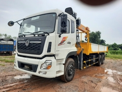 XE TẢI DONGFENG 3 CHÂN GẮN CẨU 8 TẤN XCMG XE TẢI DONGFENG 3 CHÂN GẮN CẨU 8 TẤN XCMG