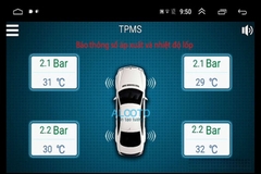 CẢM BIẾN ÁP SUẤT LỐP TN602S THEO MÀN DVD ANDROID