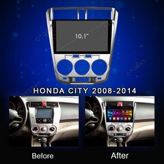 MÀN HÌNH ANDROID CHẠY SIM 4G 10.1 ICNH THEO XE HONDA CITY  2008 - 2014