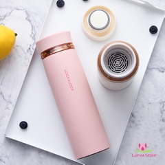 Bình Giữ Nhiệt Lock&Lock Feather Light LHC4131 450ml Màu Hồng