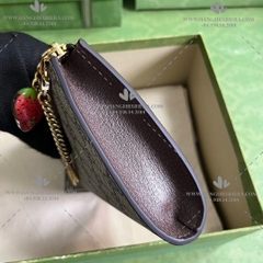 GUCCI WRIST WALLET WITH DOUBLE G STRAWBERRY 726250 - LIKE AUTH 99%