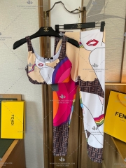 FENDI SWIMSUIT - LIKE AUTH 99%