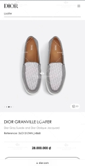 DIOR GRANVILLE LOAFER - LIKE AUTH 99%