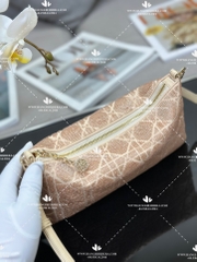 DIOR DREAM BAG Dusty Ivory Cannage Cotton with Bead Embroidery M2341OIBE - LIKE AUTH 99%
