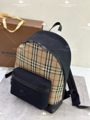BURBERRY MESH BACKPACK WITH CHECK PATTERN - LIKE AUTH 99%
