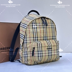 BURBERRY CHECK BACKPACK - LIKE AUTH 99%