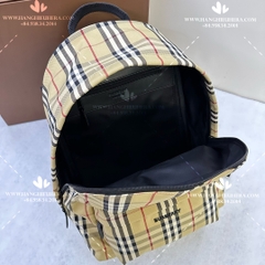 BURBERRY CHECK BACKPACK - LIKE AUTH 99%