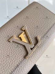 LV CAPUCINES WALLET TAURILLON LEATHER M61249 - LIKE AUTH 99%